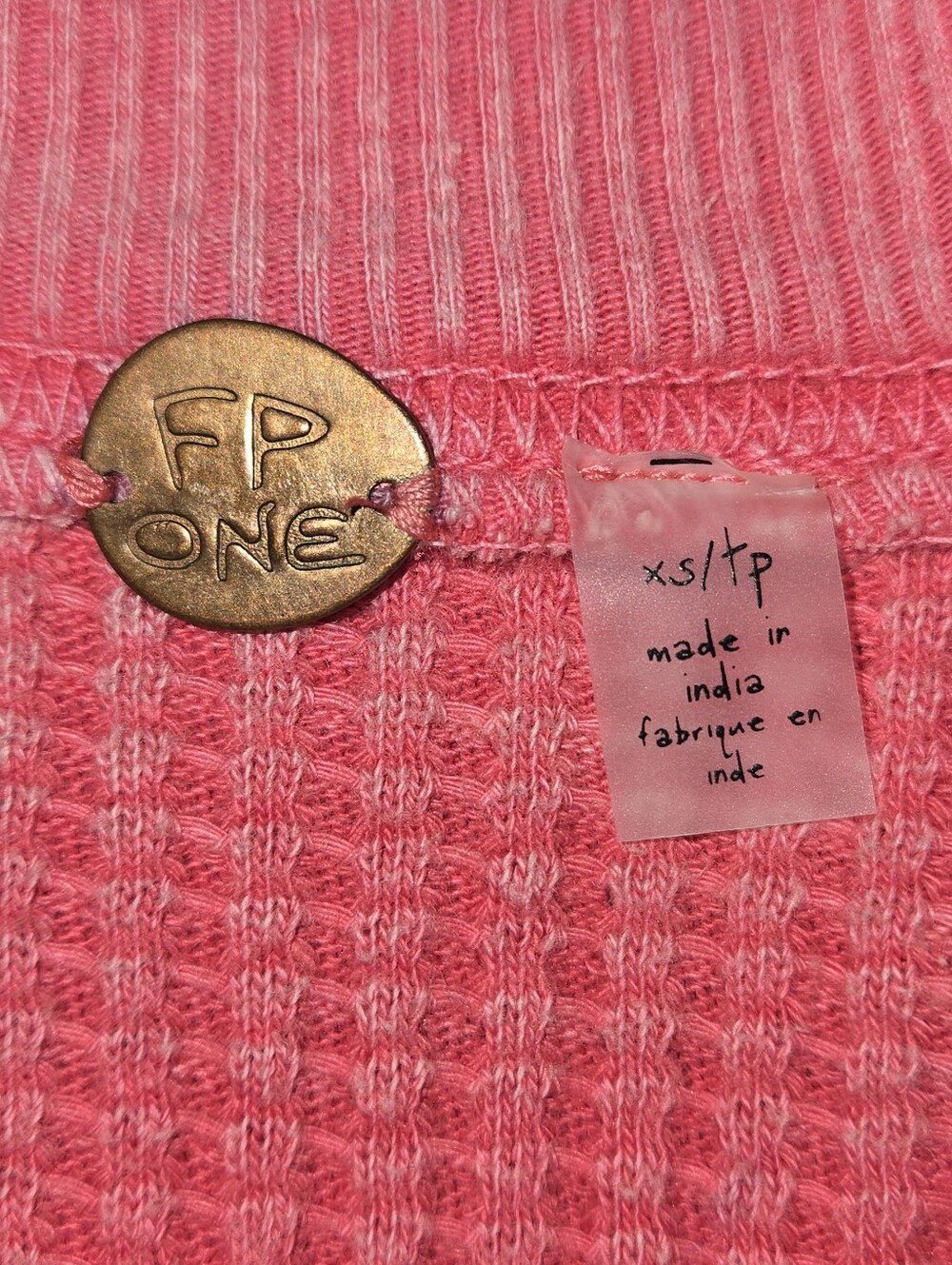 Free People FP One Wesley Thermal in the pink #67 - Picture 7 of 7